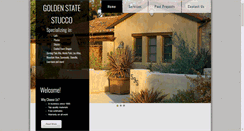 Desktop Screenshot of goldenstatestucco.com