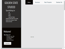Tablet Screenshot of goldenstatestucco.com